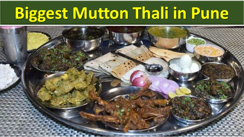 Biggest Mutton Thali in Pune - Tatya cha Dhaba
